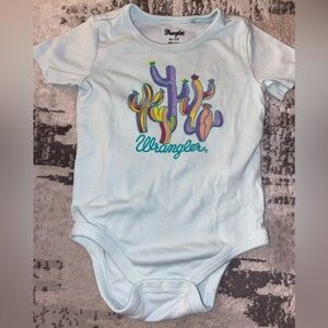 Wrangler Onesie with colorful cactus graphic - size 18M